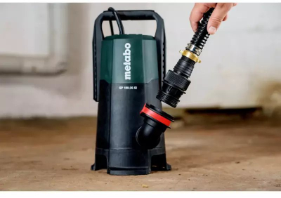 Pompë zhytëse Metabo SP 180-35 SI, ujë i ndotur, thellësi 7 m, e zezë