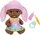 Kukull My Garden Baby Brush and Smile Little Bunny, 30cm, me 3 aksesorë, shumëngjyrëshe