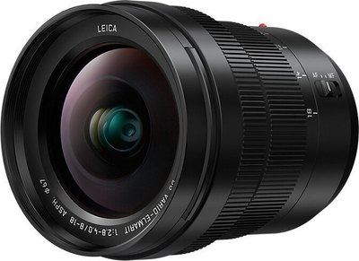Objektiv Panasonic Leica DG Vario-Elmarit 8-18mm F2.8-4, Micro Four Thirds, diametër filtri 67mm, i zi