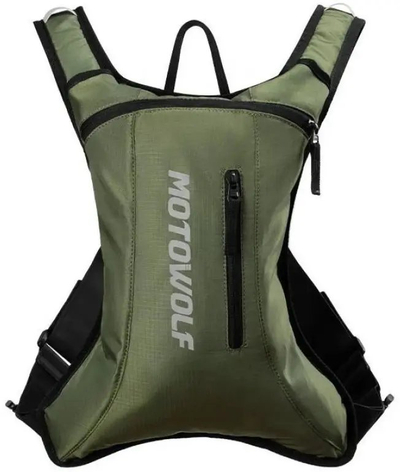 Çantë shpine turistike NorthFinder MotoWolf MB3LG, 21L, me gertu të integruar, jeshile e çelët