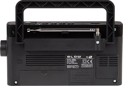 Radio portative BLOW RA9, AM/FM/SW, Bluetooth USB SD AUX, e zezë