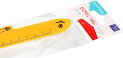 Vizore Starpak Airplane, 15cm, plastike, shumëngjyrëshe