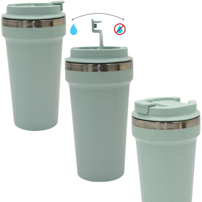 Термичка чаша Excellent Houseware Travel, 500 ml, инокс челик, зелена