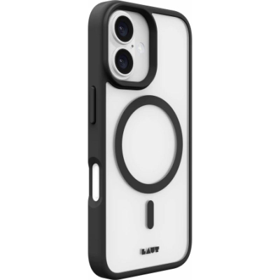Kapak telefoni Laut Huex Protect për iPhone 16, me MagSafe, i zi