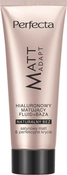 Fondatinë Perfecta Matt Adapt Fluid+Base, mat, 30 ml, Natural Beige