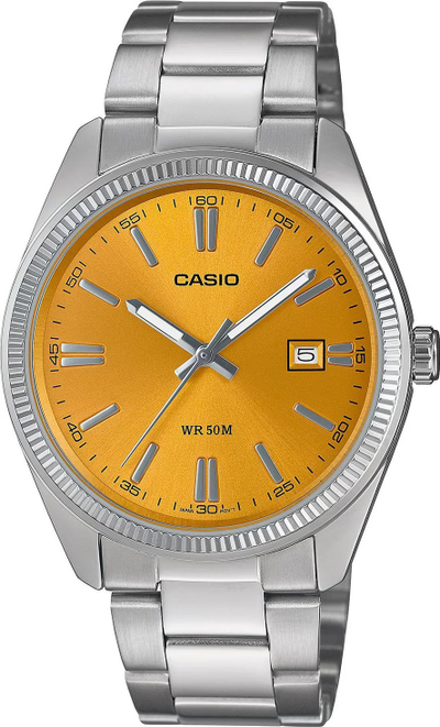 Orë dore Casio MTP-1302PD-9AVEF, 39mm, quartz, e verdhë