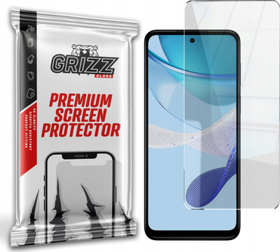 Mbrojtës ekrani GrizzGlass HybridGlass, Motorola Moto G 2023, hibrid, transparent
