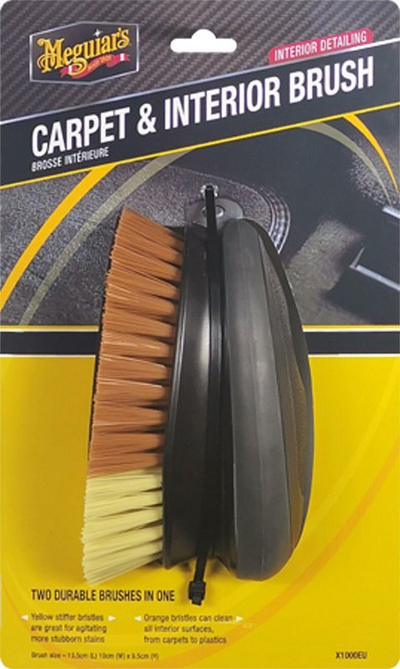 Furçë pastrimi Meguiar's X1000EU, për brendësi makine, 13.5 cm, e zezë