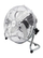 Ventilator tavoline Esperanza EHF005, 30 cm, 50 W, i bardhë