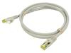 Kabllo rrjeti Goobay 69467, Cat 6a, 1m, RJ45, e bardhë
