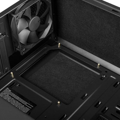 Kasë kompjuteri Modecom Oberon Pro Silent (AT-OBERON-PS-10-000000-0002), e zezë
