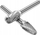 Set frezash rrotulluese për metal HSS, 8 copë, bosht 6 mm, argjend