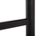 Bazë dyshe tavoline Metal HM468.11, 100x40x73 cm, e zezë mat