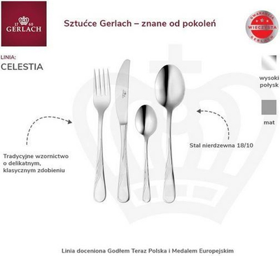 Set takëmesh Gerlach Celestia, 68 copë 