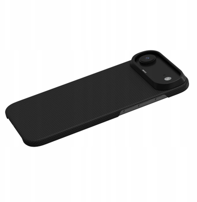 Mbështjellës YAXO Aramid Fiber shumë i hollë për iPhone Air, MagSafe, i zi