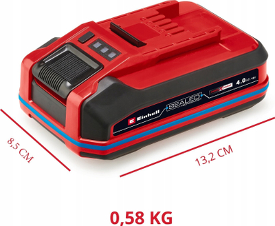 Bateri Einhell Power X-Change Slim Plus 18V, 4Ah, Li-ion