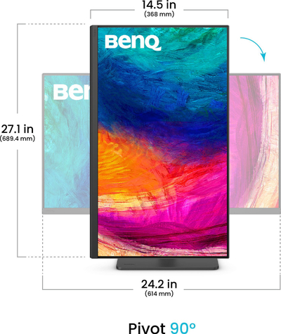 Monitor BenQ PD2706QN, 27", 2560x1440 Quad HD, i zi