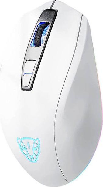 Гејминг глушец Motospeed V60, 5000 DPI, RGB, бел