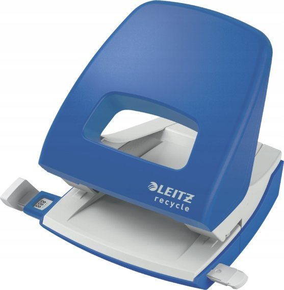 Gërshërë letre Leitz NeXXt Recycle, plastikë e ricikluar, kapacitet standard, e zezë
