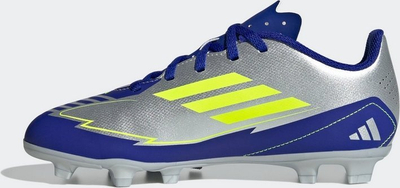 Këpucë futbolli Adidas F50 Club IH0916, FG MG, të bardha