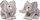 Плишана играчка WWF слон, 18cm, 2 дизајни, сива