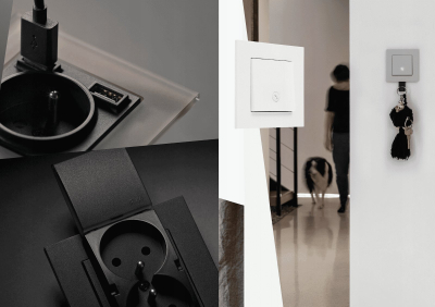 Паметен контролер Simon 55 Go Wifi Control, WIFI контрола, мат бел