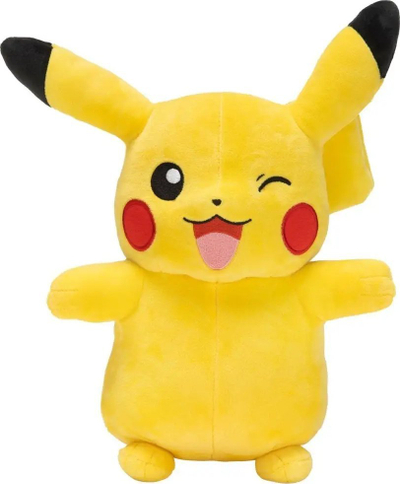 Lodër pellushi Pokémon 12\", personazh i përzier, shumëngjyrëshe