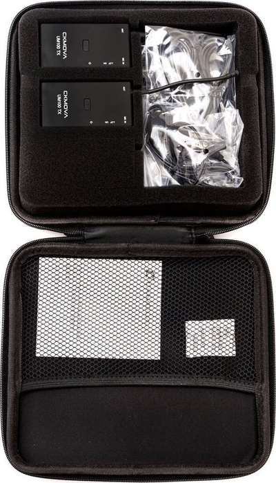 Mikrofon wireless CKMOVA UM100 Kit4, UHF, me 2 dërgues edhe receiver USB C