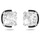 Vathë për femra Swarovski, të argjendtë