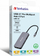 Hub USB C Verbatim CMH 05 Pro Multiport, 5 porta, 85W Power Delivery, gri metalik