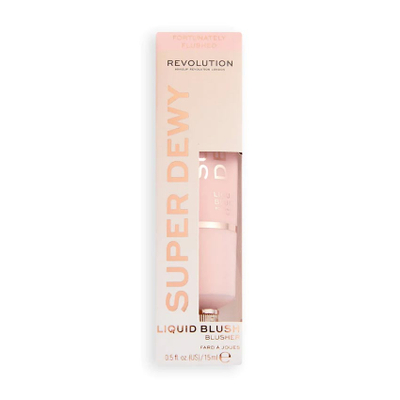 Revolution Superdewy Liquid Blush - Fortunately Flushed