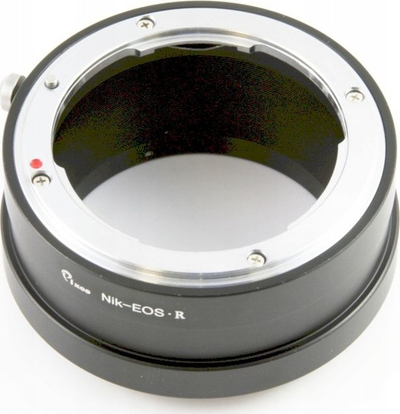 Adapter objektivi Pixco nga Canon RF në Nikon AI AI S, metalik, i zi