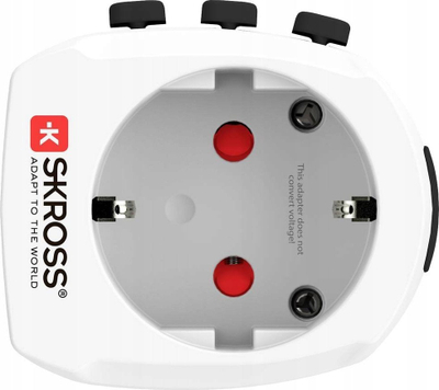 Adapter udhëtimi Skross PRO Light World, universal, i bardhë