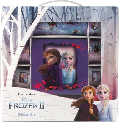 Kuti sticker-a Disney Frozen Euromic, rrotull ngjitësesh, shumëngjyrëshe
