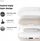 Mbrojtëse Elago Liquid Hybrid për AirPods 4, tre shtresa mbrojtje, karikim wireless, ngjyrë Stone