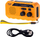Radio portative multifunksionale me panel dielli, 1200mAh, power bank, jeshile