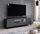 Komodë TV CAMA Meble REJA 184, 184cm, dru, e zezë