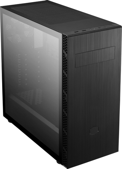 Куќиште за компјутер Cooler Master MasterBox MB600L V2, MIDI Tower, калено стакло, 650W, црно