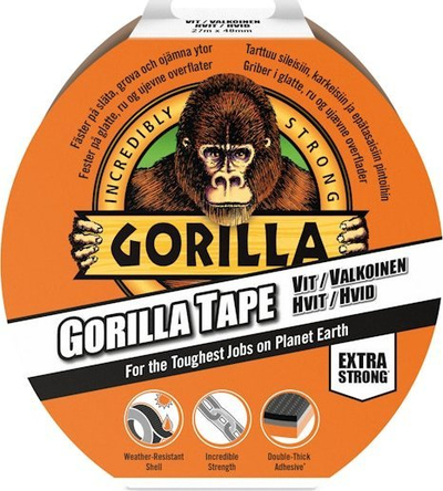 Shirit ngjitës Gorilla Glue Tape, 27 m, 48 mm, i bardhë