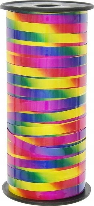 Shirit dekorativ Godan Rainbow Mirror Ribbon, 92m, shumëngjyrësh