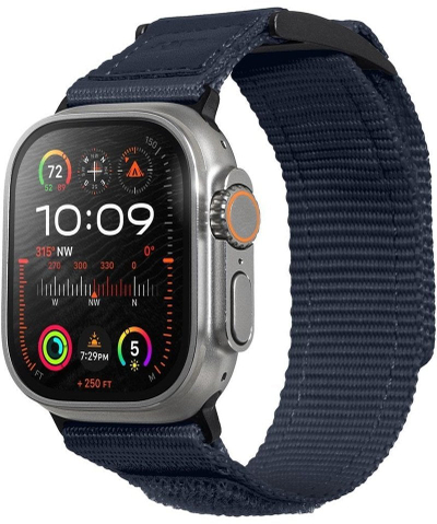 Ремче Laut Champs Sport за Apple Watch 42/44/45/49mm, најлон, сино