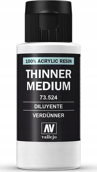 Medium hollues Vallejo 73524, për bojëra akrilike, 60ml