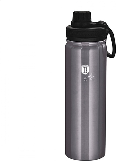 Shishe sportive Berlinger Haus Metallic Line Carbon Pro, 540ml, gri karbon