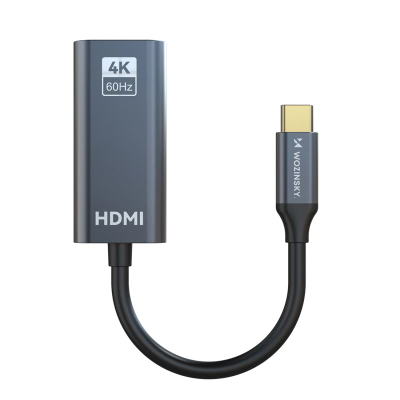 Adapter USB C në HDMI Wozinsky WACH-01, 4K 60Hz, i zi