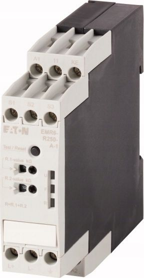 Relé monitorimi izolimi Eaton EMR6-R250-A-1, 3 faza, 250V AC 300V DC, për shinë DIN