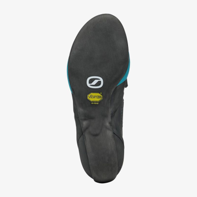 Këpucë ngjitje Scarpa Force, nr. 41, me rripa velcro, gri me blu