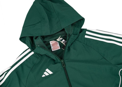 Jakne sportive për kalamaj Adidas Tiro 24 Jr IM8796, Aeroready, me kapuç, blu