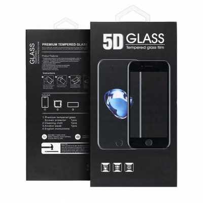 Xham mbrojtës 5D për ekran iPhone 16, shumë i kthjellët, ngjitje e plotë, transparent