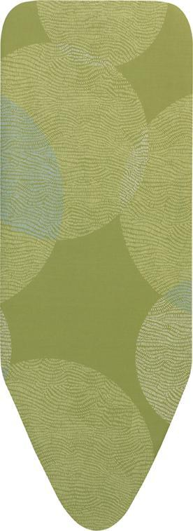 Mbulesë dërrase hekurosje Brabantia C, 124x45cm, shkumë 2mm, jeshile