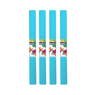Letër krepon STARPAK, 50x200 cm, set 10 copë, blu e çelët